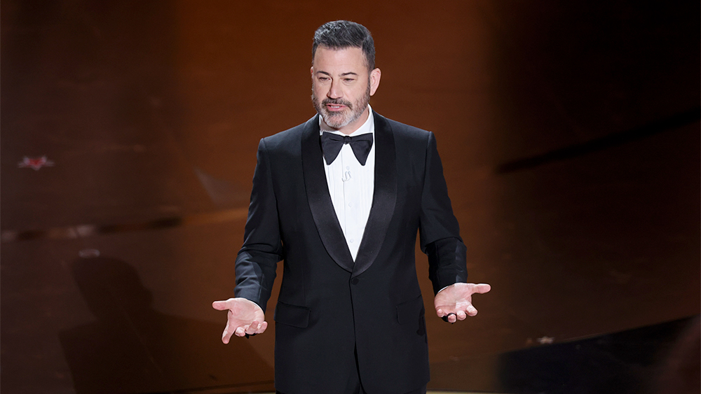 Jimmy Kimmel at the 96th Annual Oscars held at Dolby Theatre on March 10, 2024 in Los Angeles, California. (Photo by Rich Polk/Variety via Getty Images)