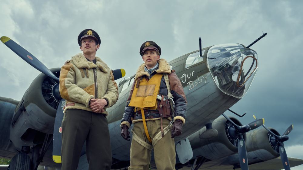 Callum Turner and Austin Butler in "Masters of the Air"